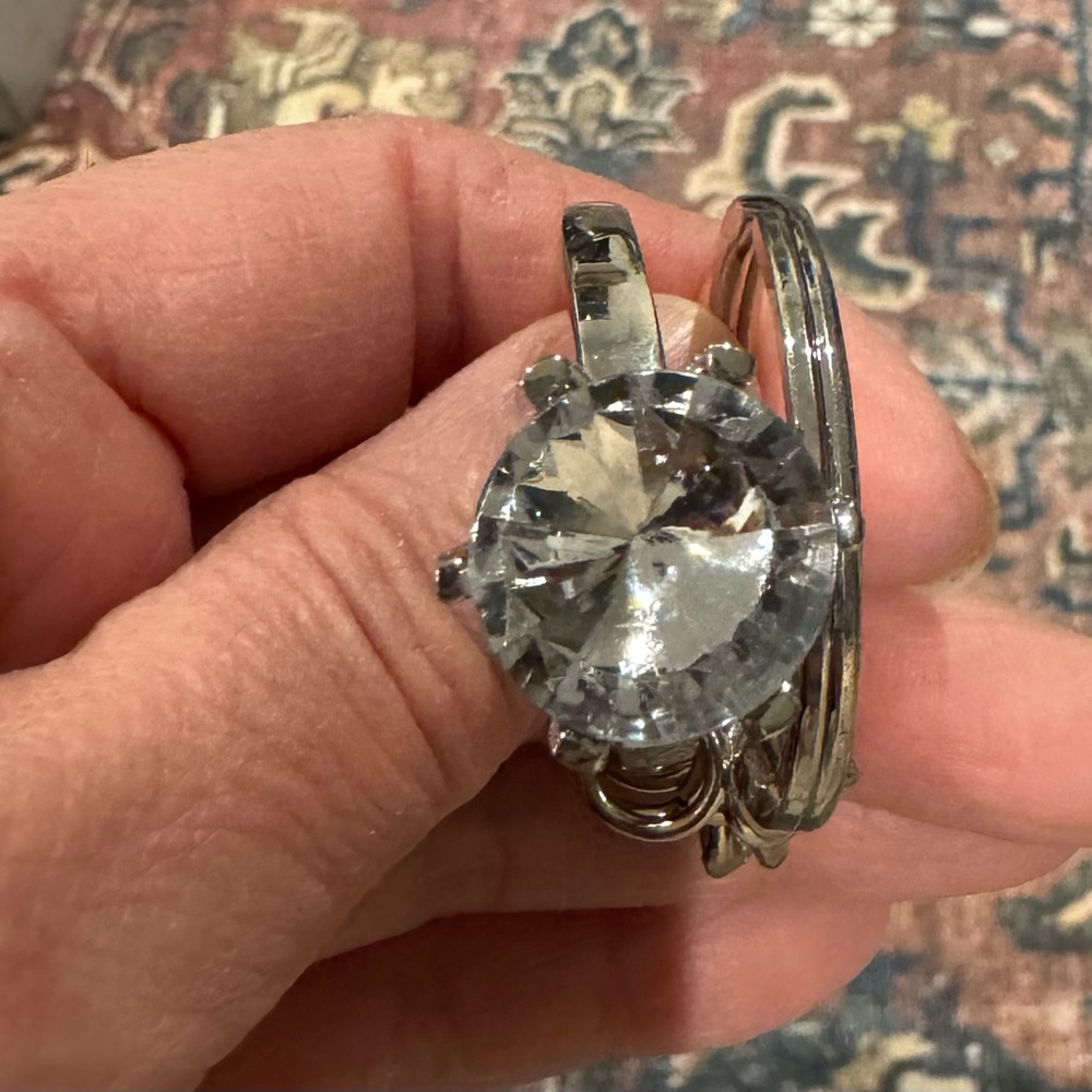 New Large Engagement Ring Keychain